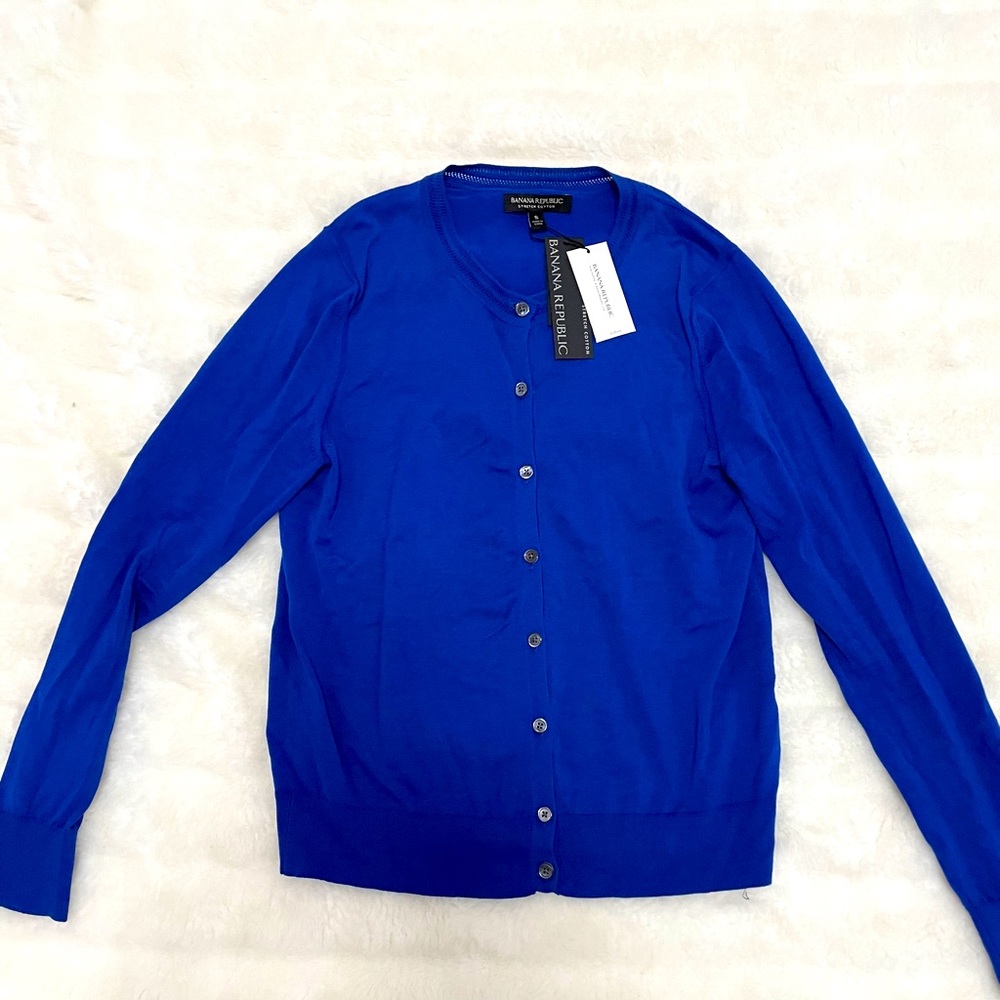 Royal Blue Banana Republic Cardigan